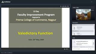 FIP Day - 10 Valedictory Programme