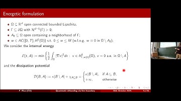 A free boundary approach to quasistatic debonding