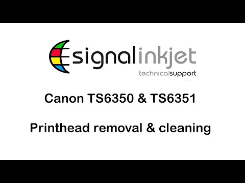 ts6350 printhead removal and cleaning