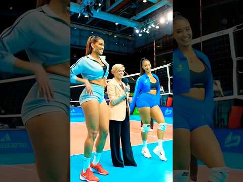 Volleyball Player Steals the Spotlight Dance #dance #volleyball #ai #model