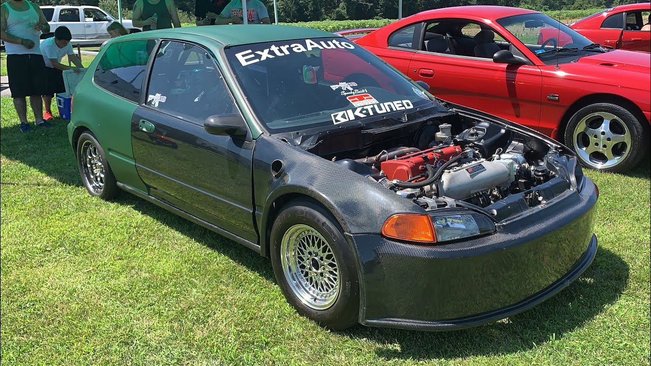 Crazy K Swap EG Hatch At Rekless Racing Car Meet YouTube