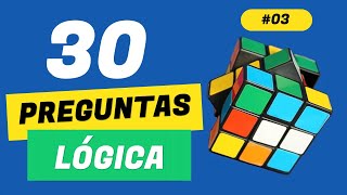 Preguntas de lógica   Test de inteligencia lógica  Trivia IQ #3