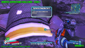 Borderlands The Pre-Sequel - All Echo Recorder Locations - Triton Flats Badass Challenge - 4k HD