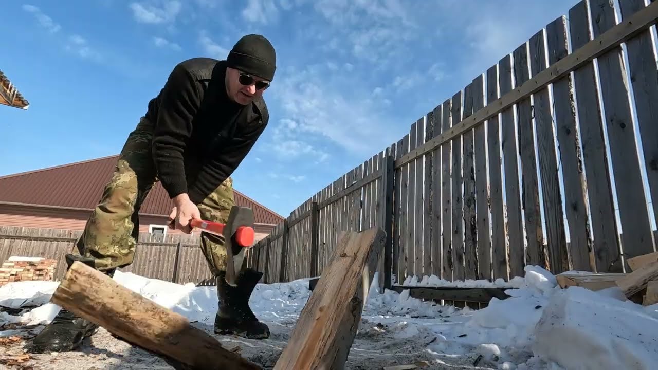 Сказ о том, как слепой дрова колол. - YouTube