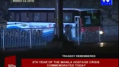 5th year of Manila Hostage Crisis, commemorated