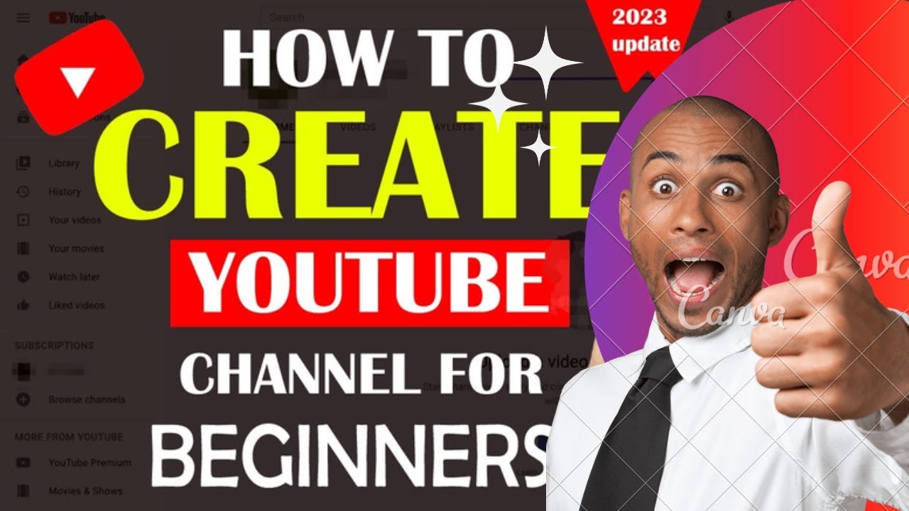 how to create a YouTube channel in 2023 | how to start a youtube ...