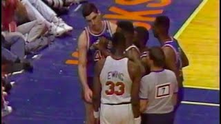 Bill Laimbeer vs Patrick Ewing Fight Comp