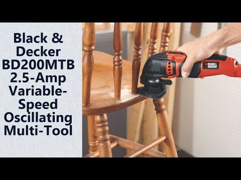 BLACK+DECKER Oscillating Multi-Tool, Variable Speed, 2.5-Amp Review 