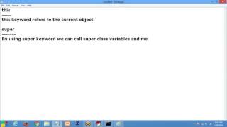 java Training | Java online training | online training java live 3rd class--(Rao)