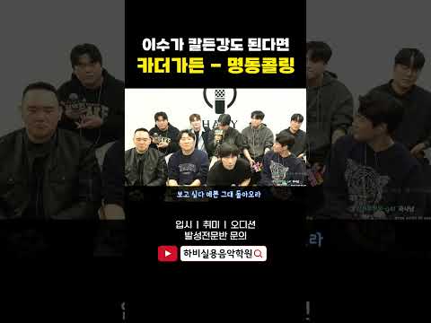 <strong>이수</strong> 창법으로 부르는 카더가든 명동콜링!!