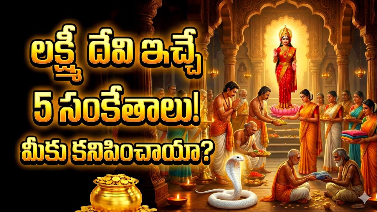 ఈ 5 సంకేతాలు మీకు కనిపిస్తే.. మీరు కోటీశ్వరులు అవ్వడం ఖాయం! 