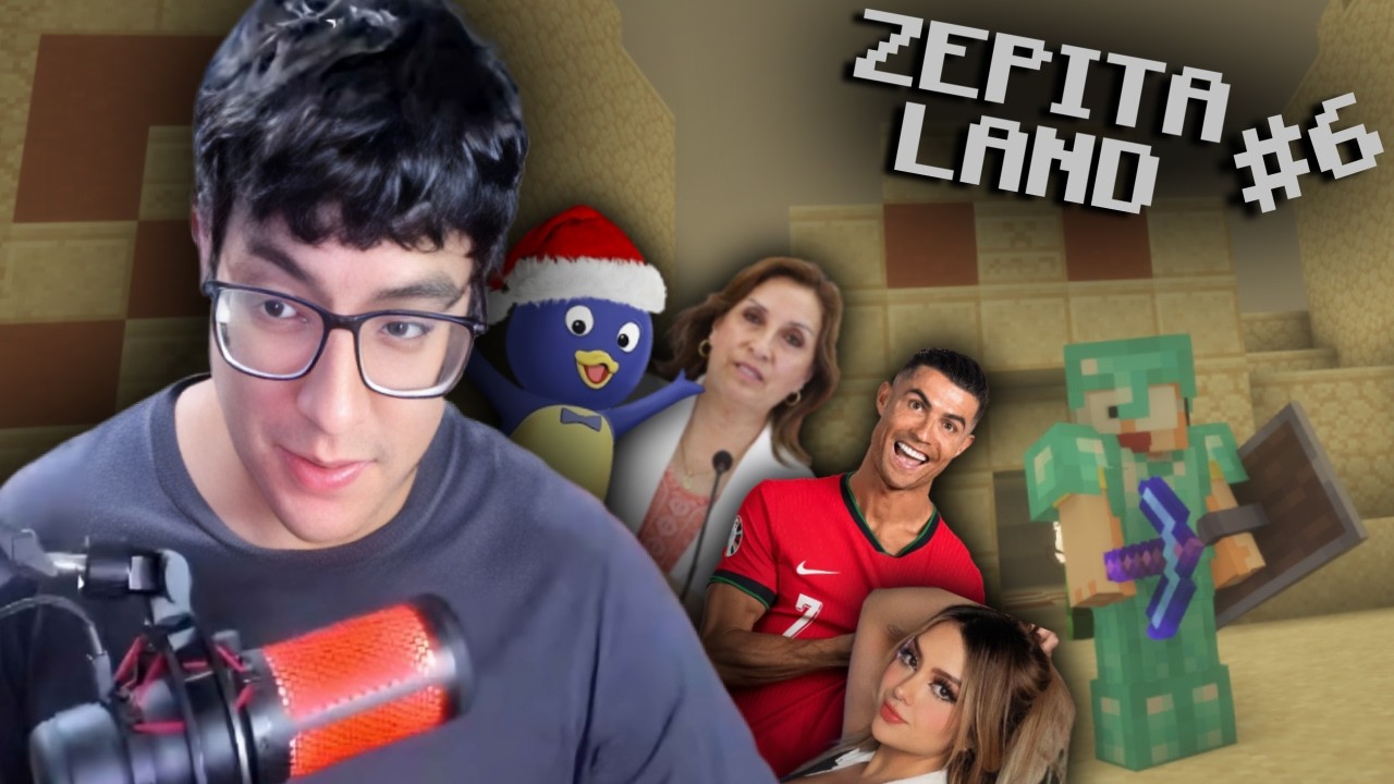 LOS DIBUJITOS 🐊 AC4B4N CON GOBLINCIANO 🤬🔥 EN MINECRAFT ⛏️👷 | ZEPITALAND #6