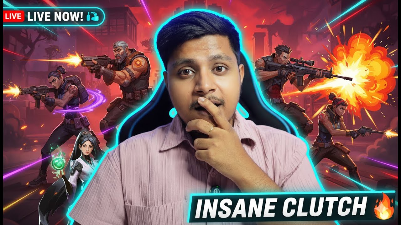 VALORANT LIVE INDIA | INSANE Clutch Moments & Rank Push | Road To Radiant! 🔴 