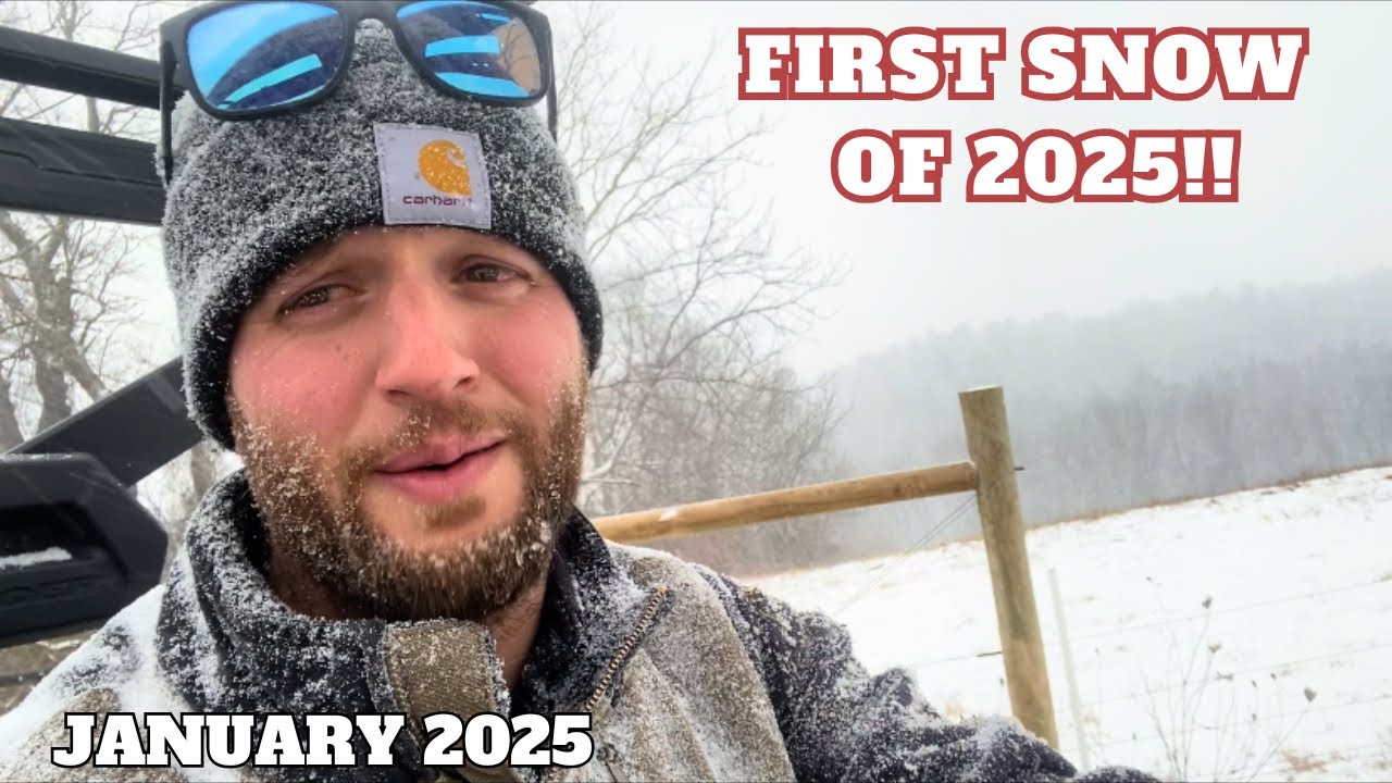 January Snow Storm Hits The Farm - YouTube