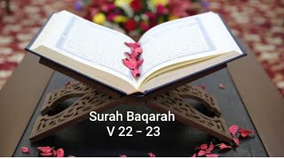 Tajweed Made Easy: Surah Al-Baqarah Verse 22 - 23 Word by Word Practice