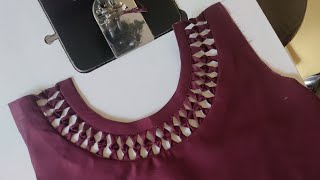 बेहद ही खूबसूरत/Beautiful boat neck design cutting ✂️ and stitching/diy/‎@Seema designs/2022