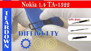 Nokia 1.4 Ta-1322 📱 Teardown Take Apart Tutorial