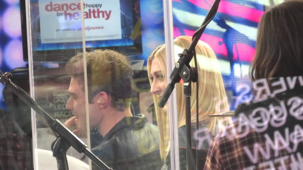 American pop duo Karmin at Good Morning America after performing  I Want It All