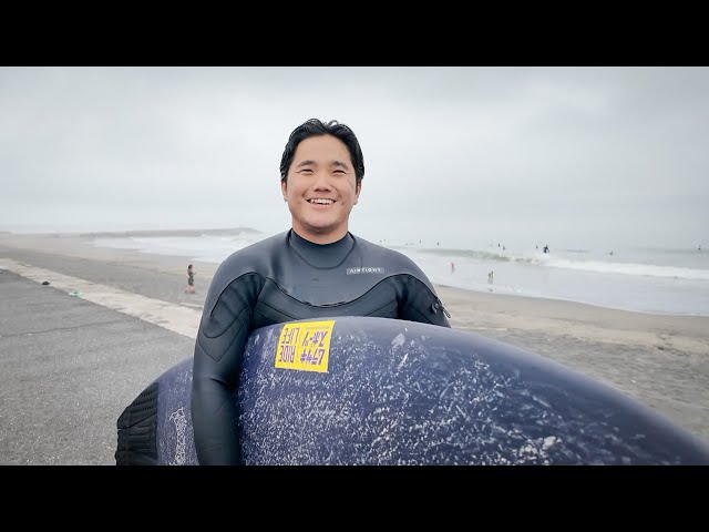 There's nothing better than surfing in reflection after a