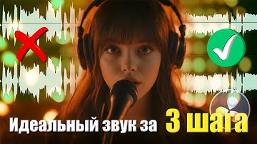 082 3 ШАГА к чистому звуку в Davinci Resolve. Секреты нормализации, эквализации и компрессии