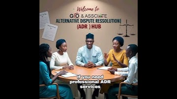 welcome  to G.O & Assiociate ADR Hub| Mediation Matters