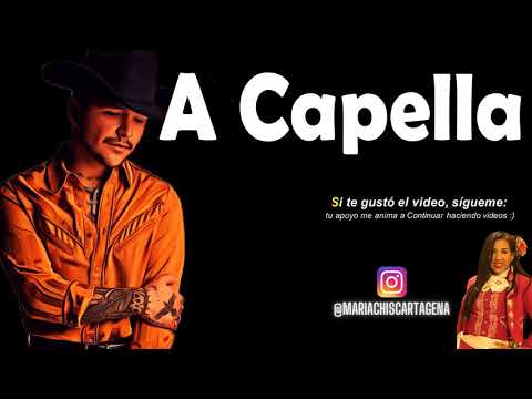 Vas A Querer Regresar - Christian Nodal (A Capella)