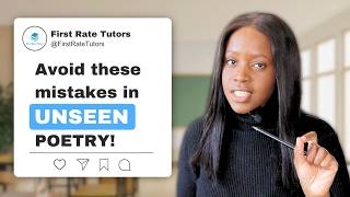 5 Unseen Poetry Mistakes That Are Costing You EASY GCSE Marks (GCSE 2026 Exams)