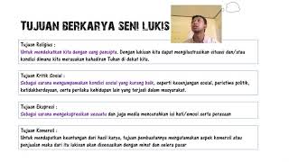 Pengertian Seni Lukis dan Tujuan Berkarya Seni Lukis (Materi Seni Budaya Kelas IX Hari Kedua)