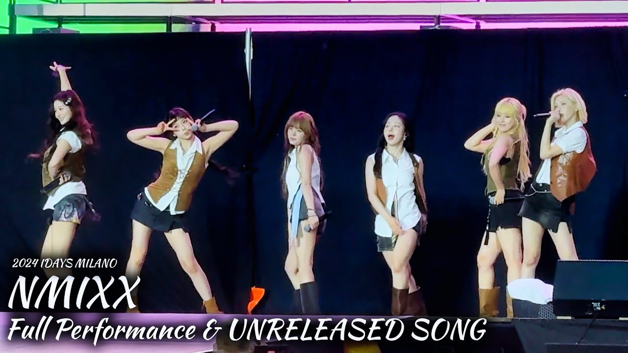 [4K] IDAYS MILANO 2024 - NMIXX FULL PERFORMANCE + UNRELEASED SONG