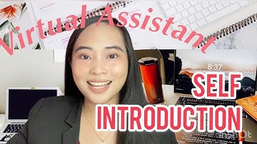 Self Introduction for Virtual Assistant #Freelancing #VirtualAssistant #AMAZON