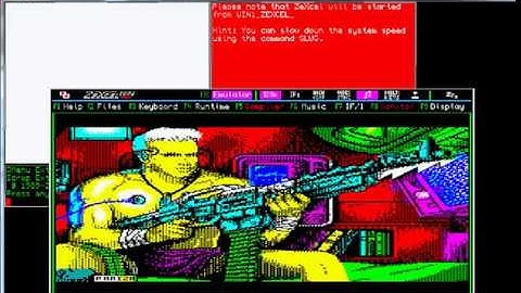Astro Marine Corps - Sinclair QL - emulador QPC II 4.02 ZeXcel 0.33 - testeado Windows 7 x64