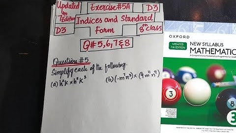 Updated D3| Ex no 5B | Q # 6 to 8 | Oxford New Syllabus updated 7th Edition| book 3 |8th class