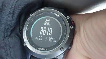 Garmin Fenix 3 floors climbing feature demo with latest software firmware update 6.90