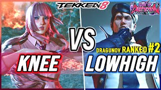 T8 🔥 Knee (Lili) vs LowHigh (#2 Ranked Dragunov) 🔥 Tekken 8 High Level Gameplay