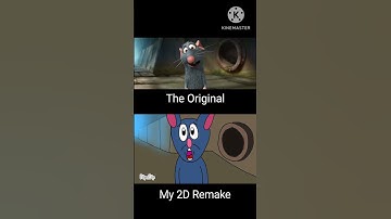 Ratatouille Teaser Trailer Comparison (The Original vs. My 2D Remake)