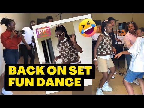 Funny Dance on Set BFW: Senior Year | Back On Set | Episode 10