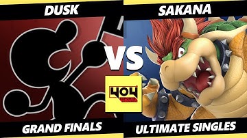 4o4 Weekly 49 GRAND FINALS - Dusk (Game & Watch) Vs. Sakana (Bowser) Smash Ultimate - SSBU