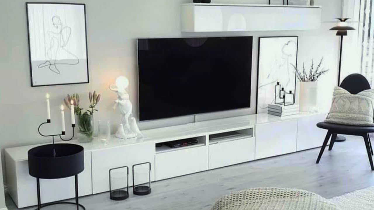 Modern Living Room TV Stand Decorating Ideas 2022 Home Interior Furniture Design Trends | TV Units