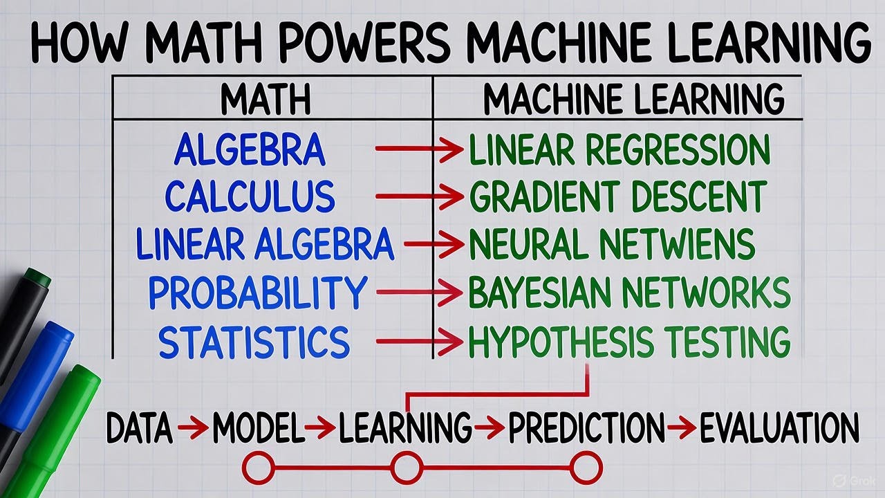 How Math Powers Machine Learning (Full Map to AI & Deep Learning) - YouTube