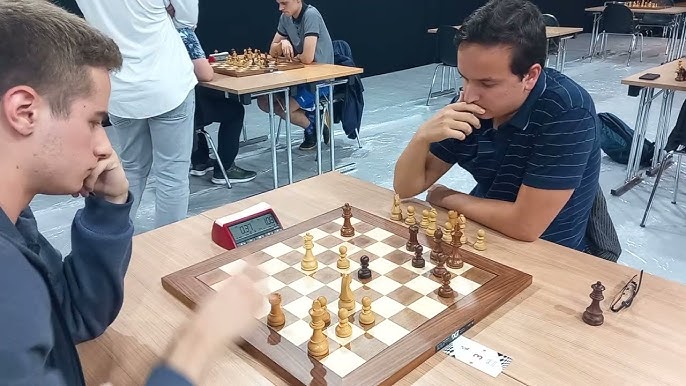 GM Alexandr Fier - Kukk Sander, King's Indian defense, Blitz chess 