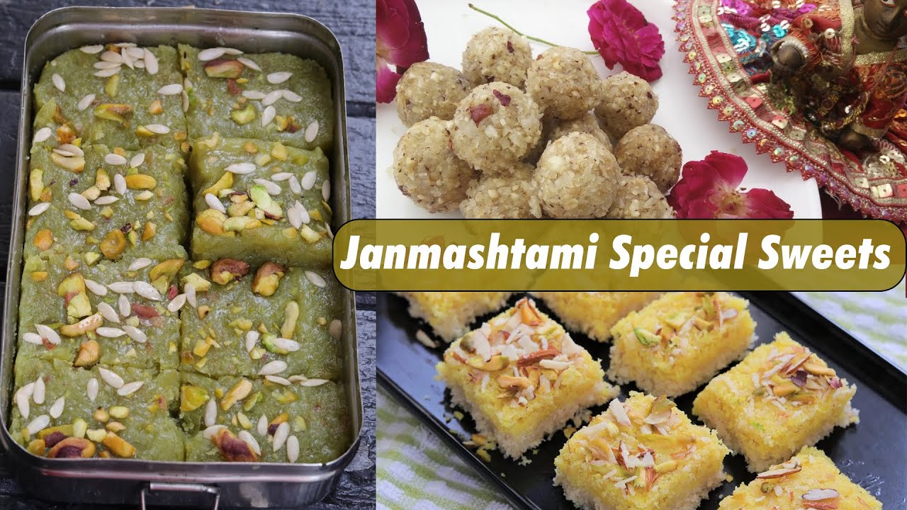 Janmashtami Bhog Recipe | Janmashtami PrasadI 3 Bhog Prasad RecipesI जन्माष्टमी प्रसाद|Healthy Kadai