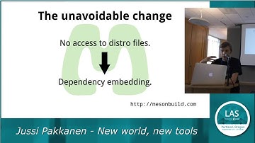 Jussi Pakkanen: New world, new tools