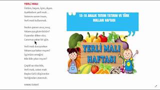 Yerli Malı Şiirleri - Yerli Malı Haftası İçin Şiirler Ezberleme Videosu