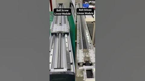 Belt Drive Linear Guide VS Ball Screw Linear Guide #semimodular #electricactuator #cnc #diy #factory