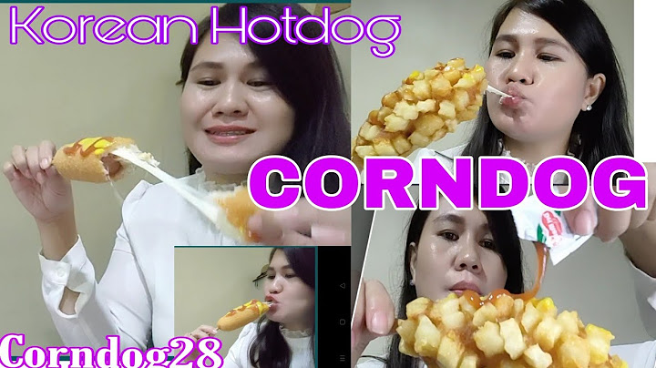 Corndog Korean HotDog Korea Street Food