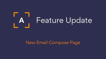 Feature Update :: New Email Compose Page