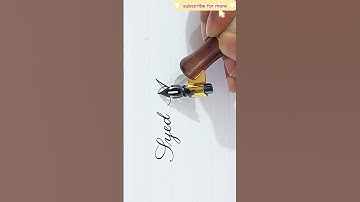 syed atik write Calligraphy style by Imtiaz | #shorts #typography #shortvideo #calligraphy #imtiaz