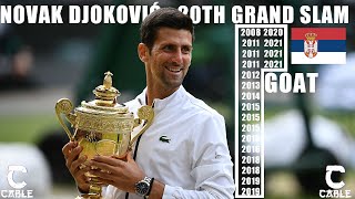 Novak Djokovic-20TH GRAND SLAM