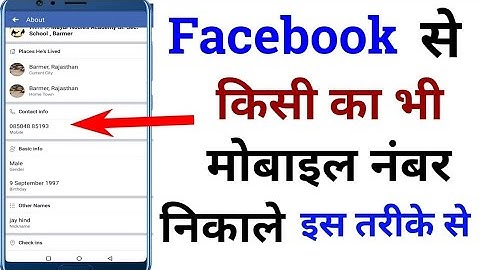 Facebook Se Kisi Ka Bhi Hide Number Keise Nikale | How To Find Fb Hide Number 2021