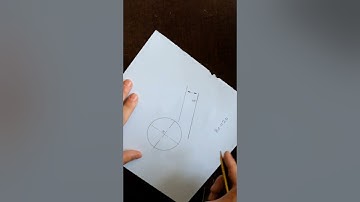 External interface between a circle and a straight line